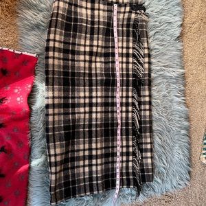 Vintage Wool wrap skirt.